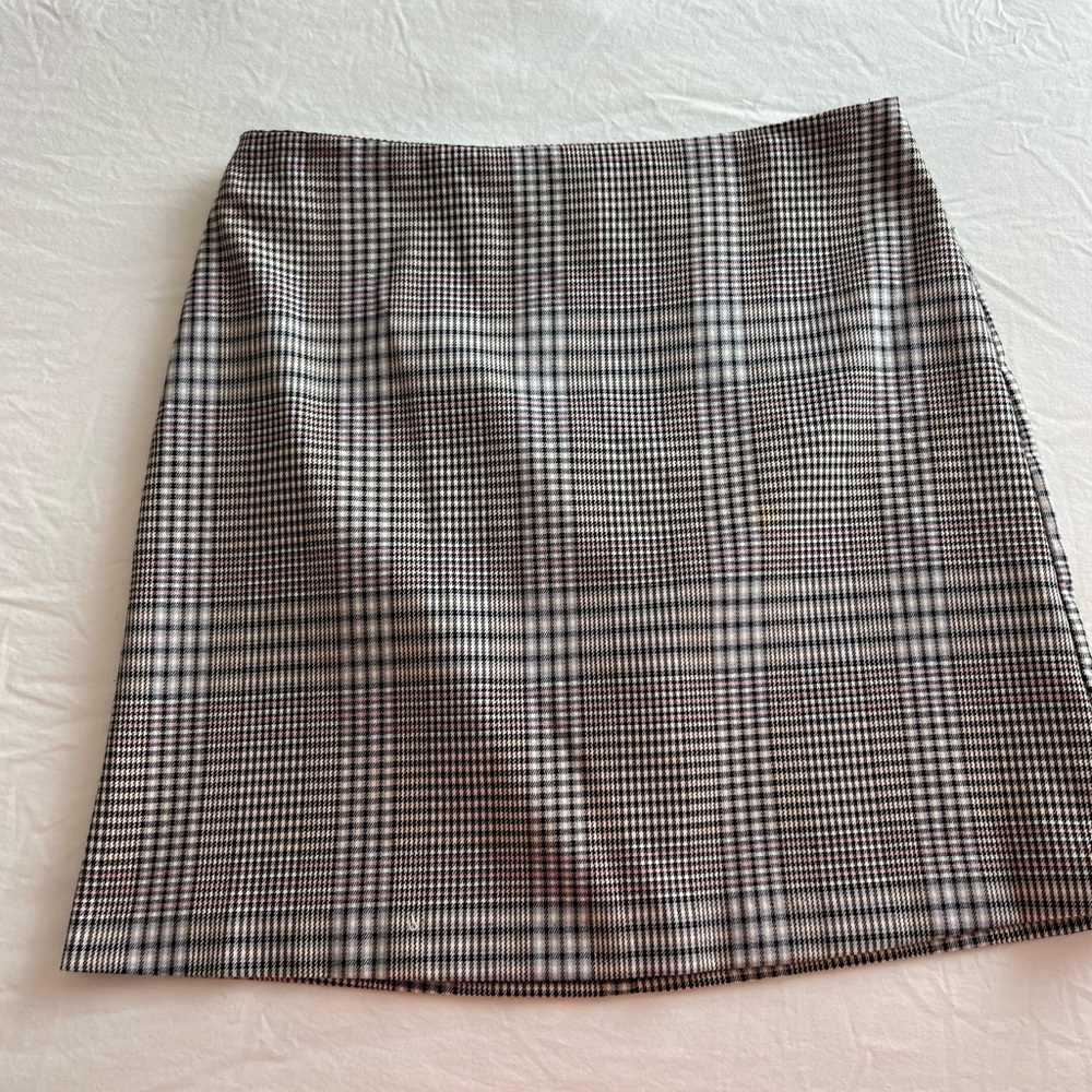 GB Girls Black and White A-Line Mini Skirt